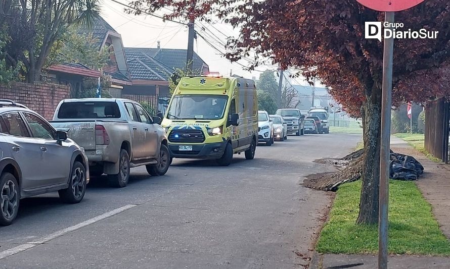 Evacúan por emanación de gas a cuatro personas en domicilio de Osorno