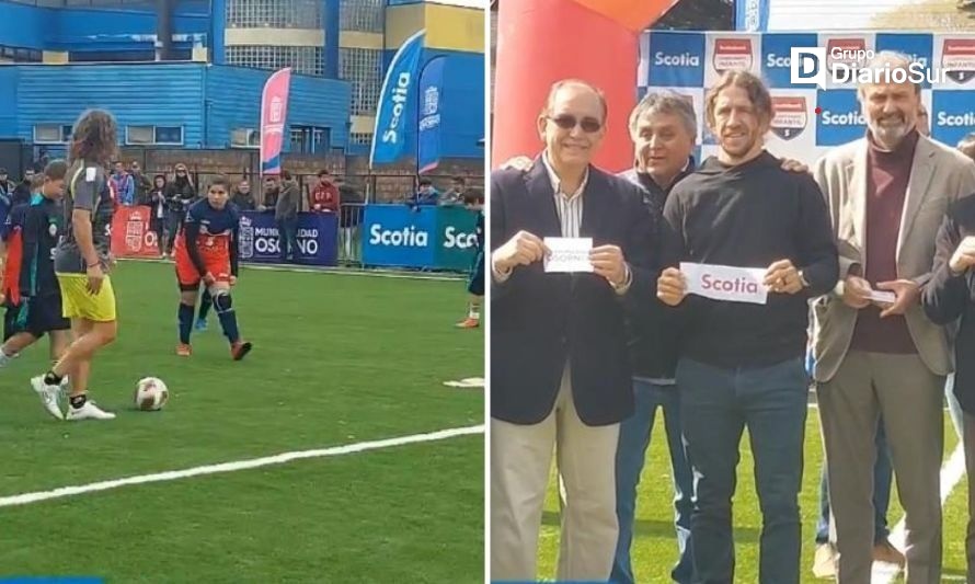 Ya esta en Osorno el campeón del mundo Carles Puyol