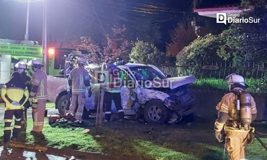 Conductor se dio a la fuga tras colisión en Osorno