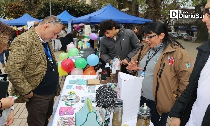 Feria acercó la salud mental a la comunidad en plaza de Osorno  
