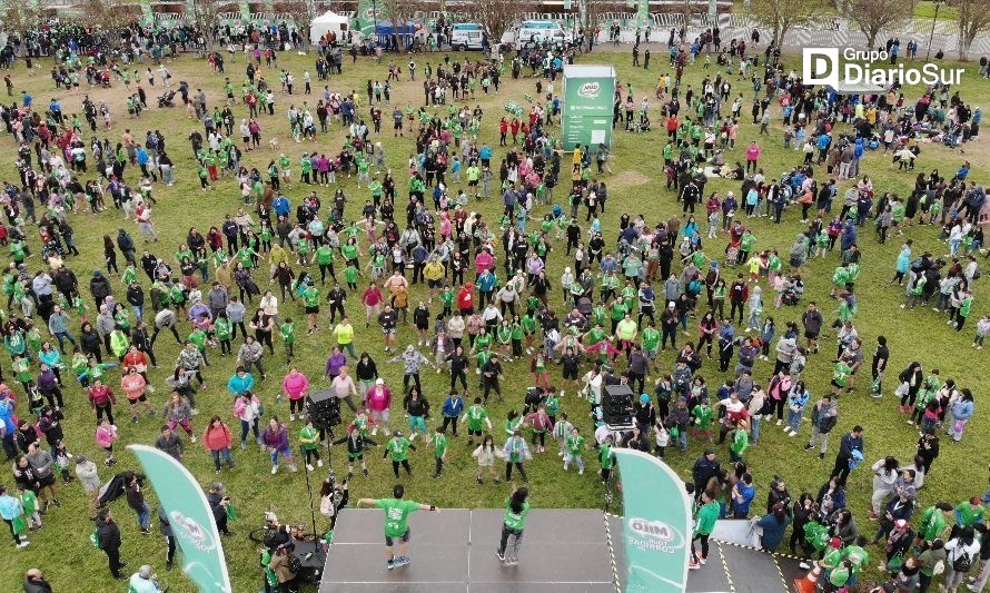 Miles de jóvenes participaron en actividad deportiva en Osorno