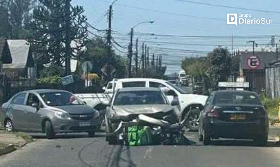 Accidente de tránsito deja una persona con lesiones graves en Osorno
