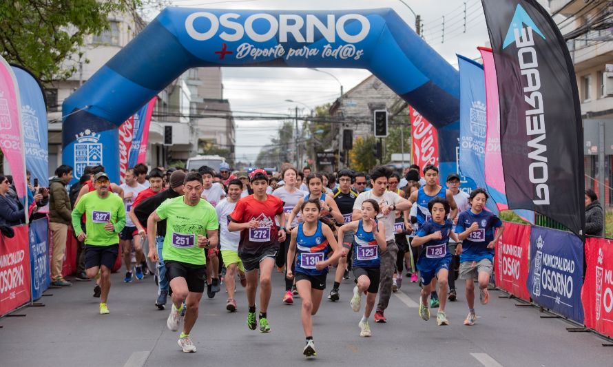 Más de 500 osorninos y osorninas se sumaron a la corrida “Gánale al cáncer”