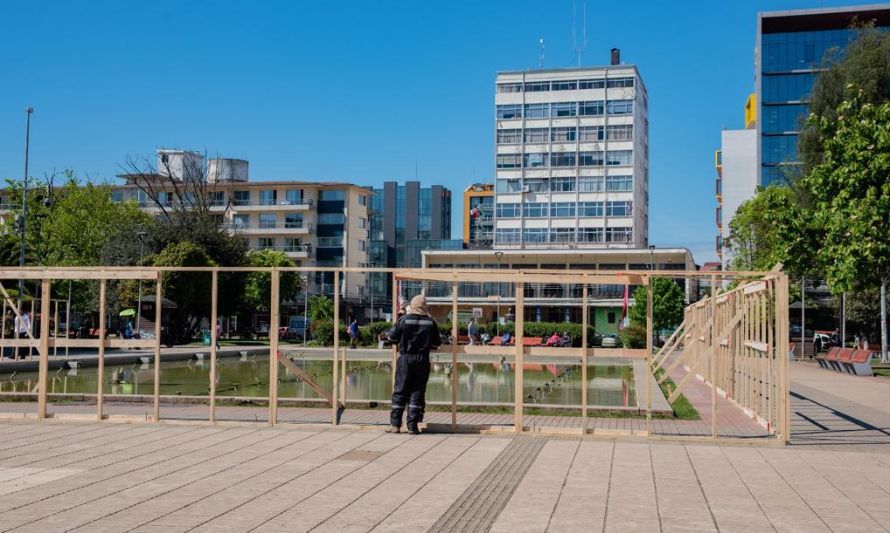 Osorno dará la bienvenida al verano con remozada pileta en plaza de armas