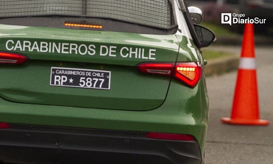 Carabineros frustra robo a local comercial de Osorno: hay dos detenidos