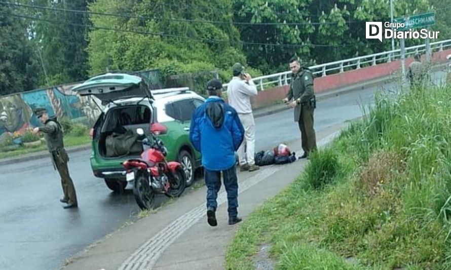 Río Negro: menor protagonizó accidente en moto 