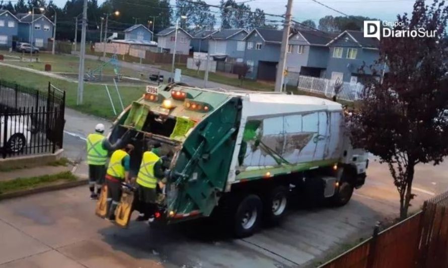 Municipio de Osorno advierte sobre estafadores que fingen ser recolectores de basura