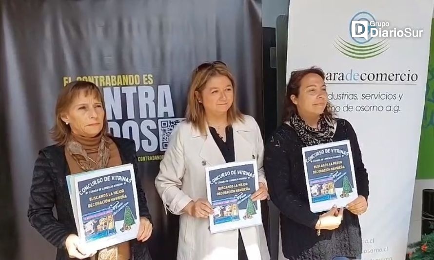 Lanzan oficialmente concurso “La mejor vitrina navideña de Osorno”