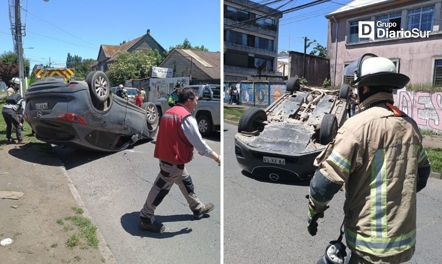 Reportan accidente de tránsito en el sector centro de Osorno