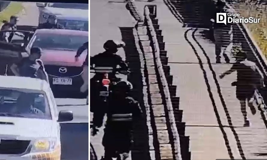 Fatal desenlace en Valdivia: sujeto se lanza desde puente para evitar detención