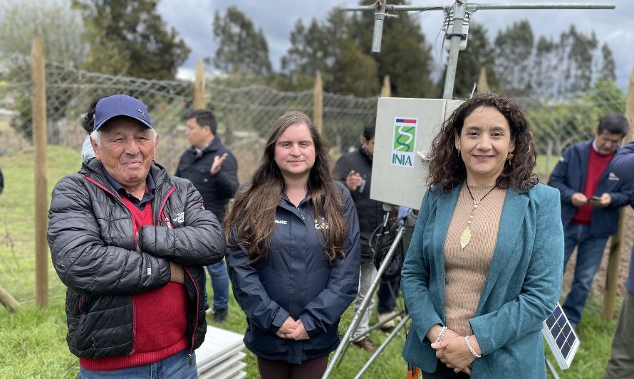 En Calbuco inauguran estación meteorológica automática para manejo de tizón tardío de la papa