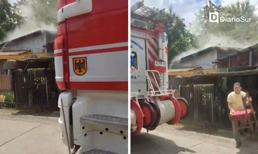 Reportan incendio en vivienda de Francke