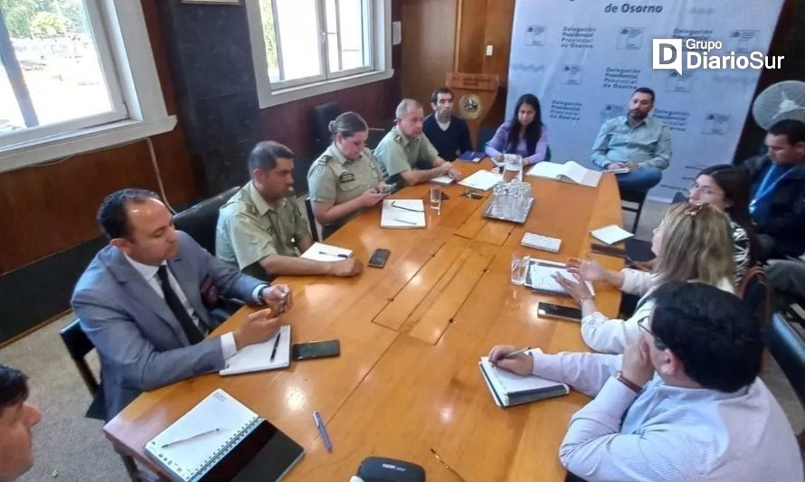 Autoridades de Osorno se reúnen en la mesa contra el Comercio Ilícito Provincial