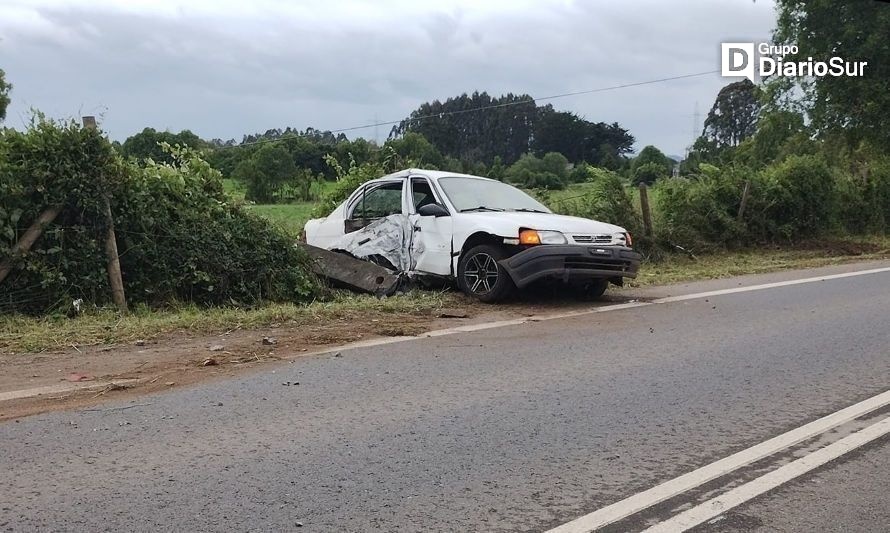 Reportan vehículo accidentado en la Ruta al Mar