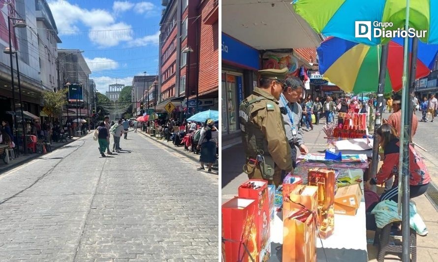 Evalúan funcionamiento del Boulevard Peatonal Navideño de Osorno