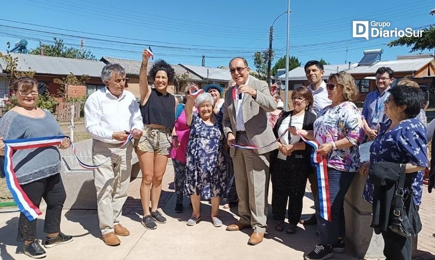 Municipio de Osorno inaugura dos nuevas plazas