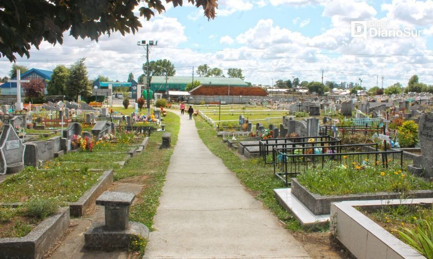 Anuncian horario de cementerio municipal de Osorno en Año Nuevo