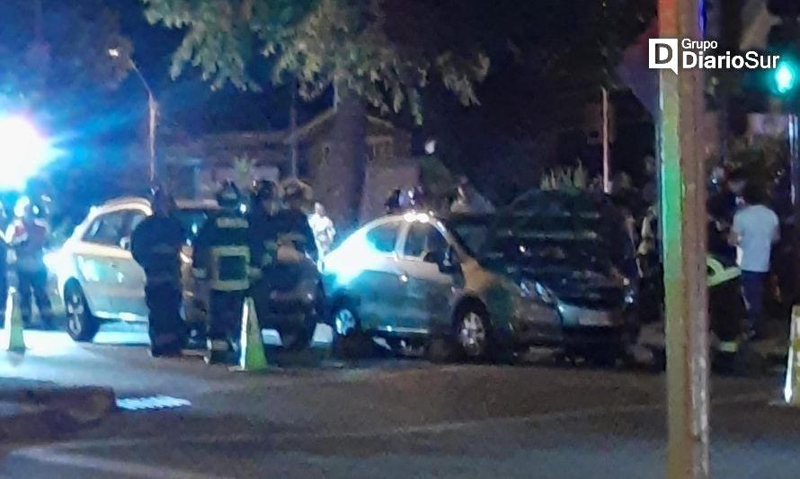 Colisión vehicular en avenida de Osorno