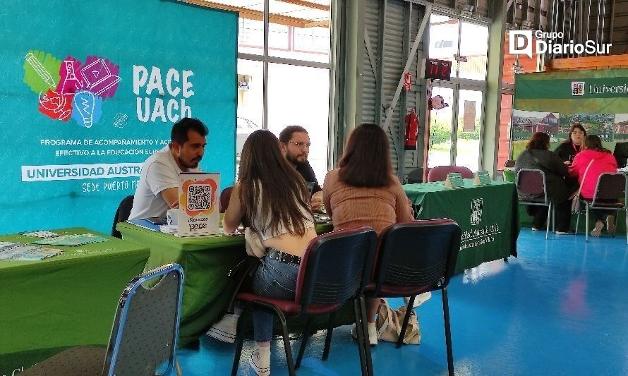 Programa PACE entregará apoyo en la postulación a la educación superior en la región