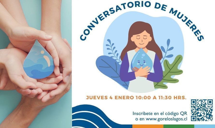 Conversatorio invita a mujeres de Región de Los Lagos a hablar sobre sostenibilidad hídrica