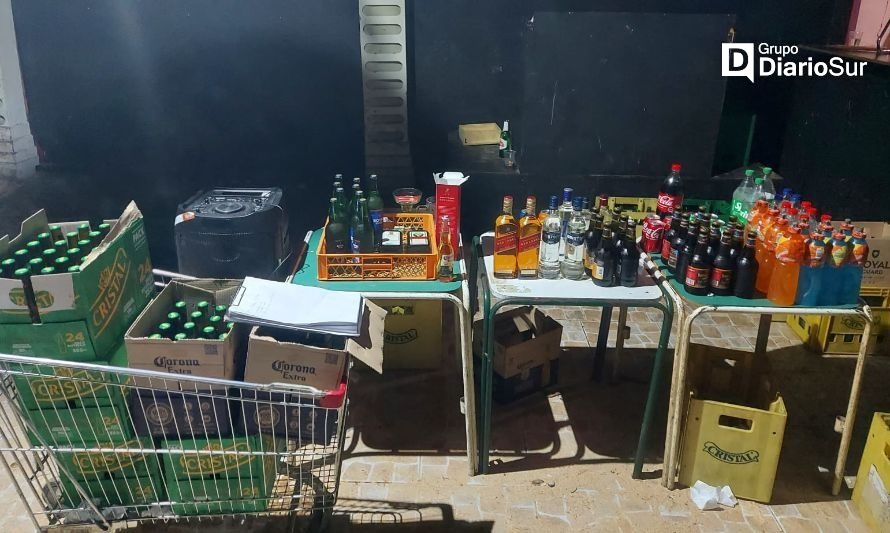 Carabineros de Osorno acabó con fiesta clandestina