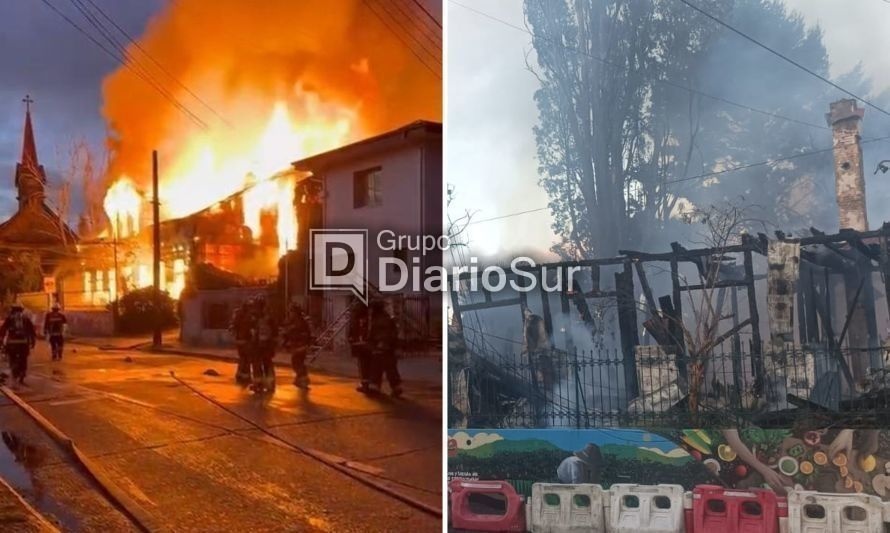 Incendio destruyó restaurante La Última Frontera en Valdivia: "fue intencional", acusa la propietaria