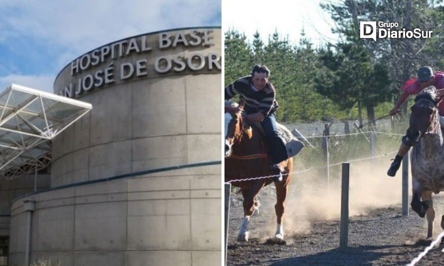 Carrera a la chilena terminó con lesionados en Puerto Octay