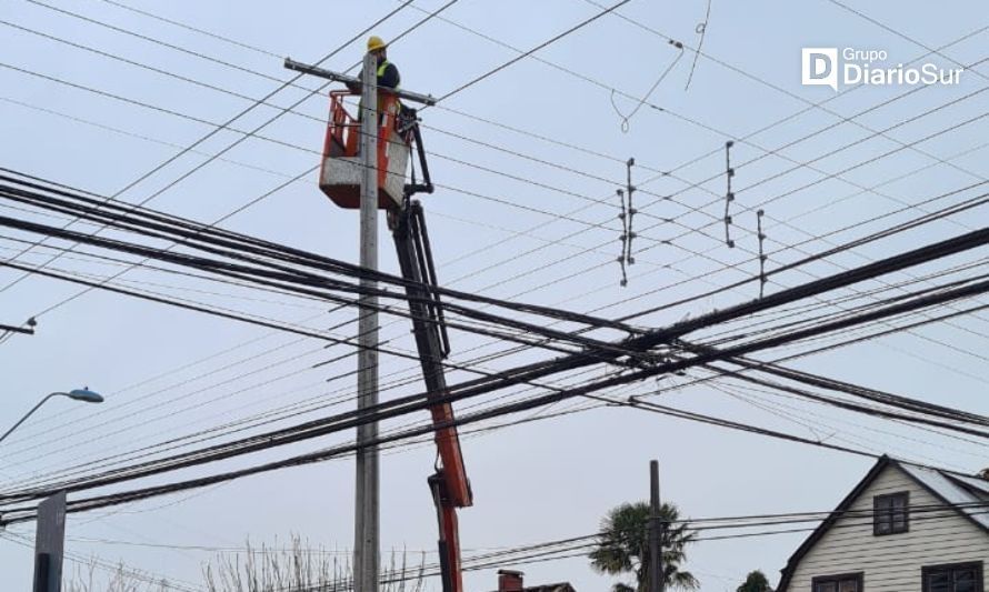 Saesa realizará faenas de mantenimiento de líneas en Osorno