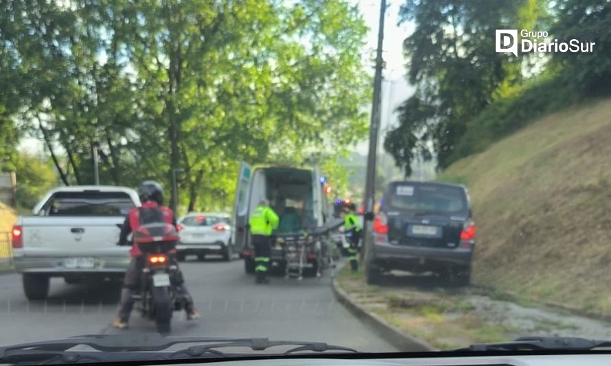 Conductor se da a la fuga tras colisión vehicular en Osorno
