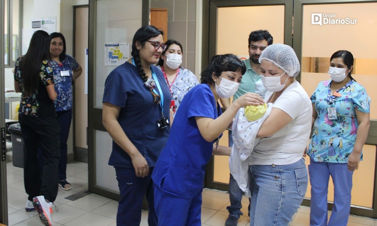 Hospital Base de Osorno le dio el alta al pequeño Gaspar