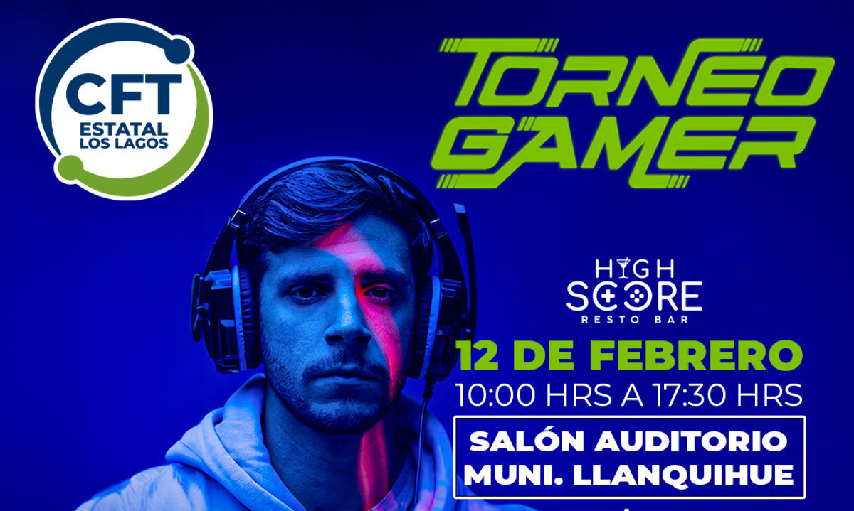 Invitan a participar en Torneo Gamer del CFT Estatal de la Región de Los Lagos