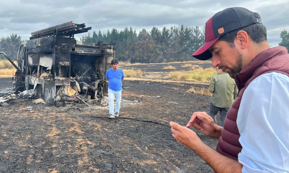 Diputado Barría hace un llamado urgente a reponer el carro de bomberos siniestrado en San Pablo