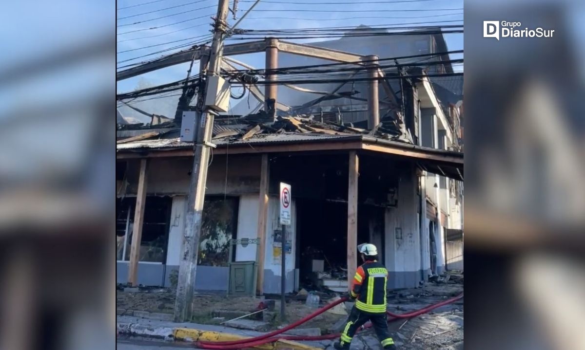 Puerto Varas decretó dos días de duelo comunal por grave incendio