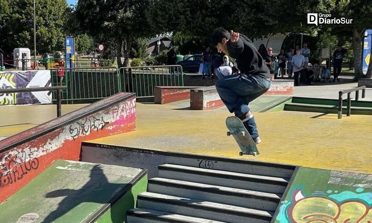 Realizan entretenido campeonato de skate en Parque Chuyaca