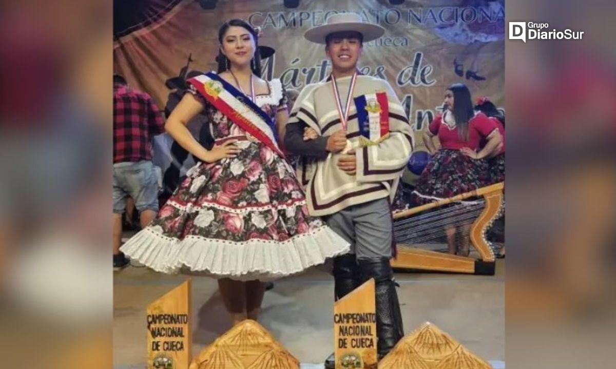 Pareja de baile de San Juan de la Costa son los campeones nacionales de cueca