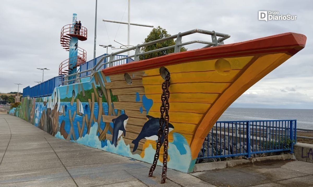 Barco Pelluco revive gracias a obra artística de restauración