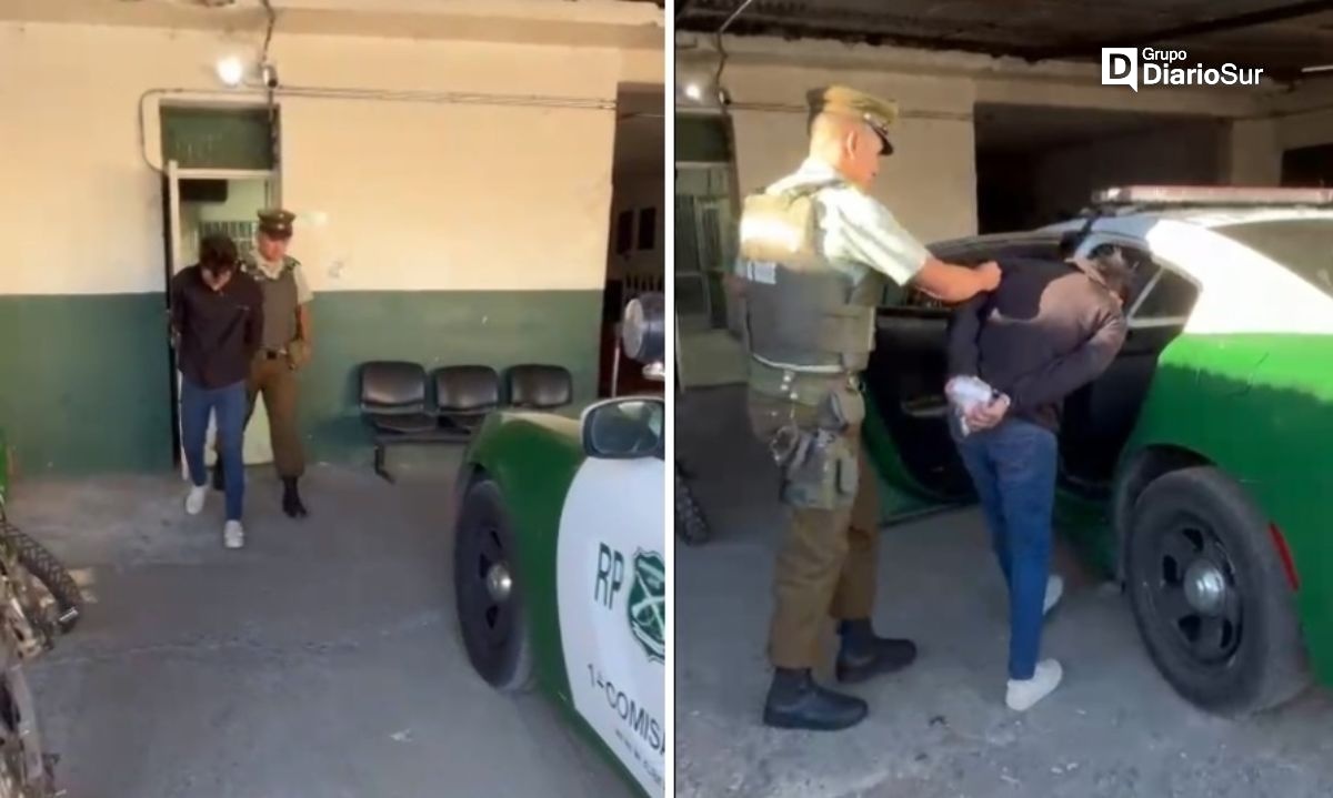 Carabineros detiene a dos sujetos por robo en el Colegio San Mateo