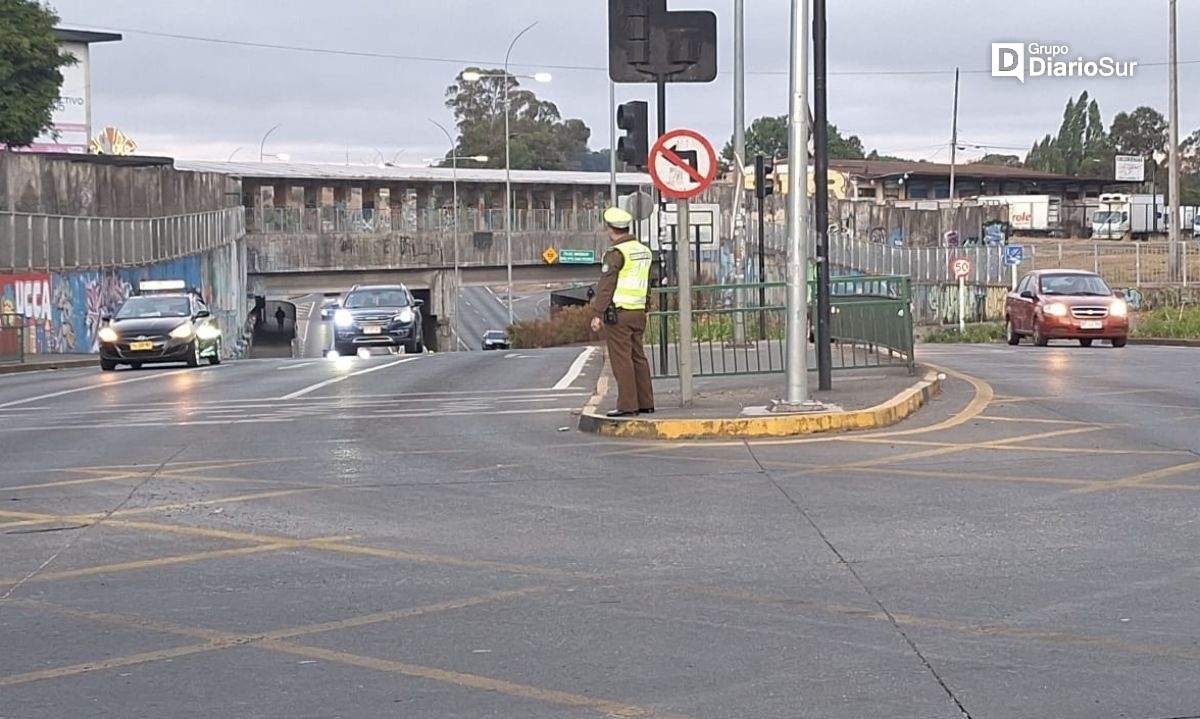 Carabineros de Osorno monitorean tránsito de cara al “Súper Martes”