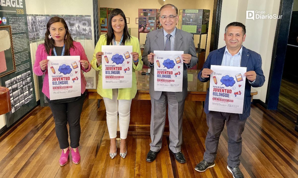Municipio lanzó curso gratuito de inglés básico e intermedio para jóvenes de Osorno