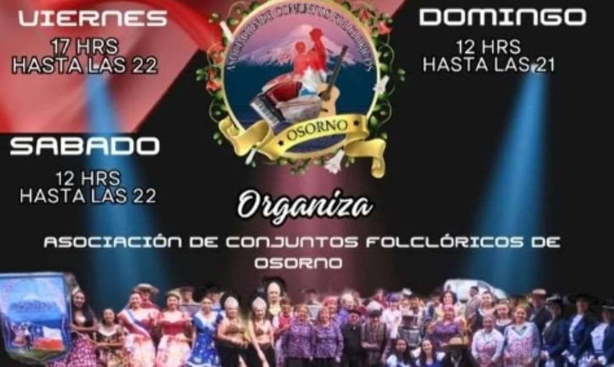 Gran Fiesta Folclórica y Gastronómica continúa en Osorno