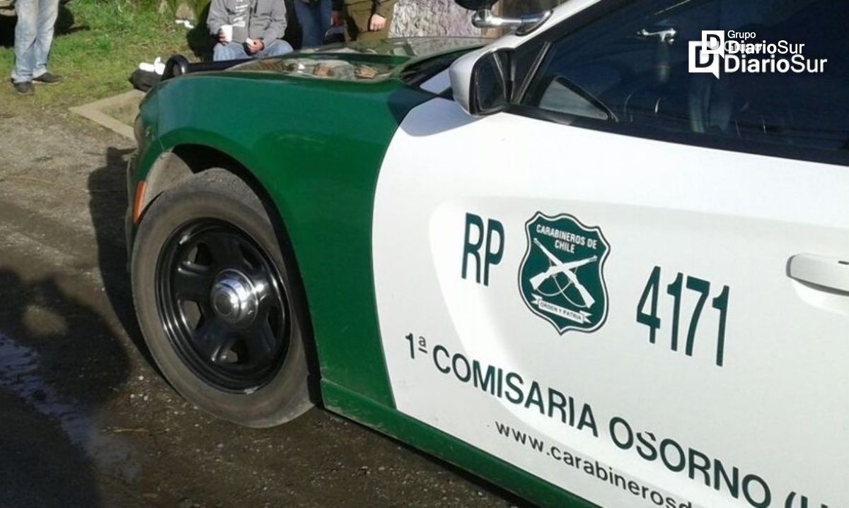 Carabineros de Osorno detiene a sujeto por microtráfico de drogas