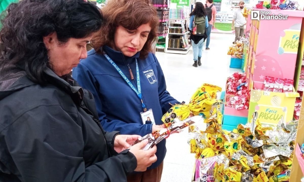 Seremi de Salud Los Lagos fiscaliza ley de etiquetado en chocolates