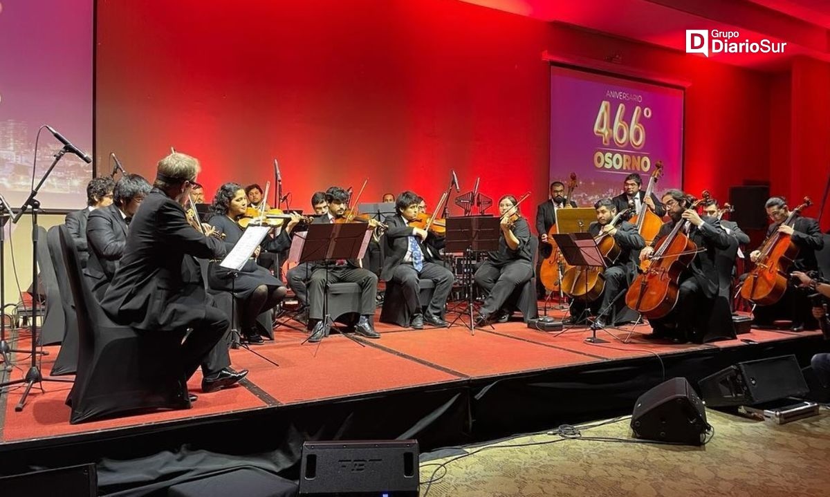 Orquesta filarmónica de Osorno emocionó a los asistentes de la gala