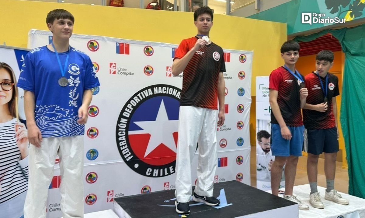 Joven talento osornino se coronó nuevamente campeón nacional de Karate