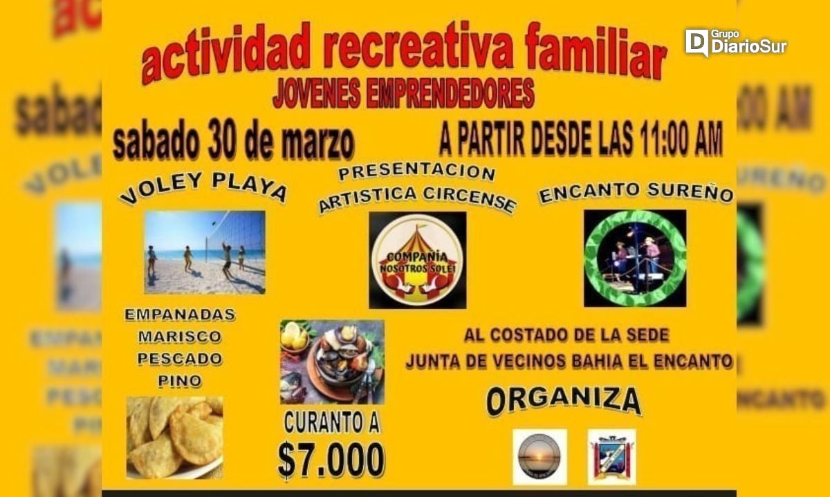 Invitan a evento familiar en Bahía El Encanto en Puyehue