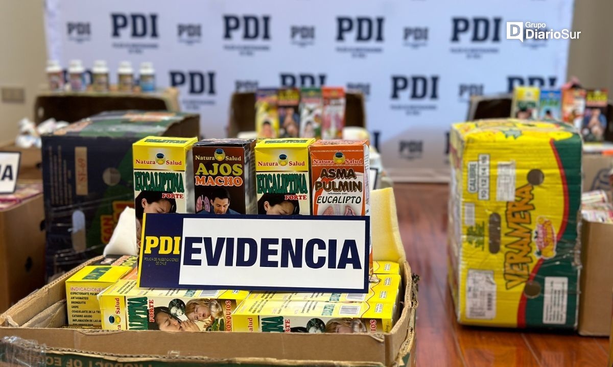 PDI detecta contrabando de productos medicinales naturales