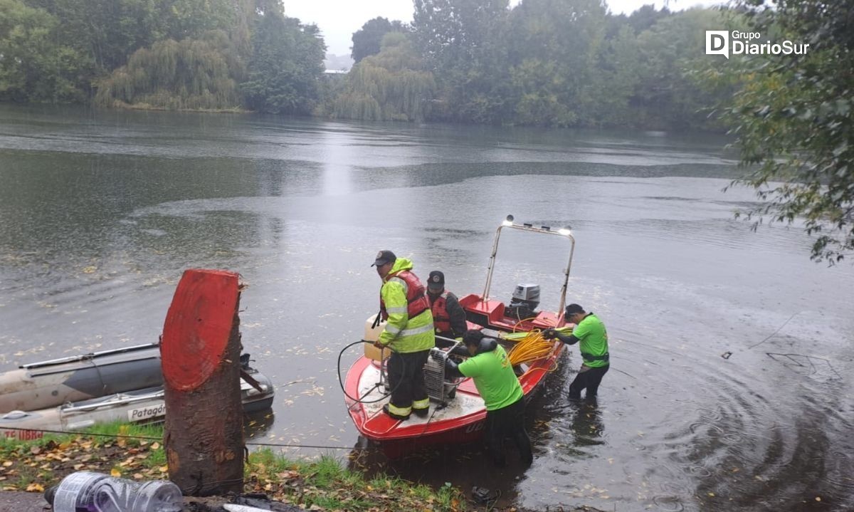 Intensifican búsqueda por joven desaparecido en el río Rahue