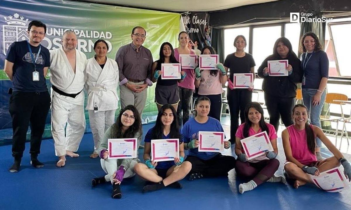 Osorninas participaron con éxito en taller de defensa personal