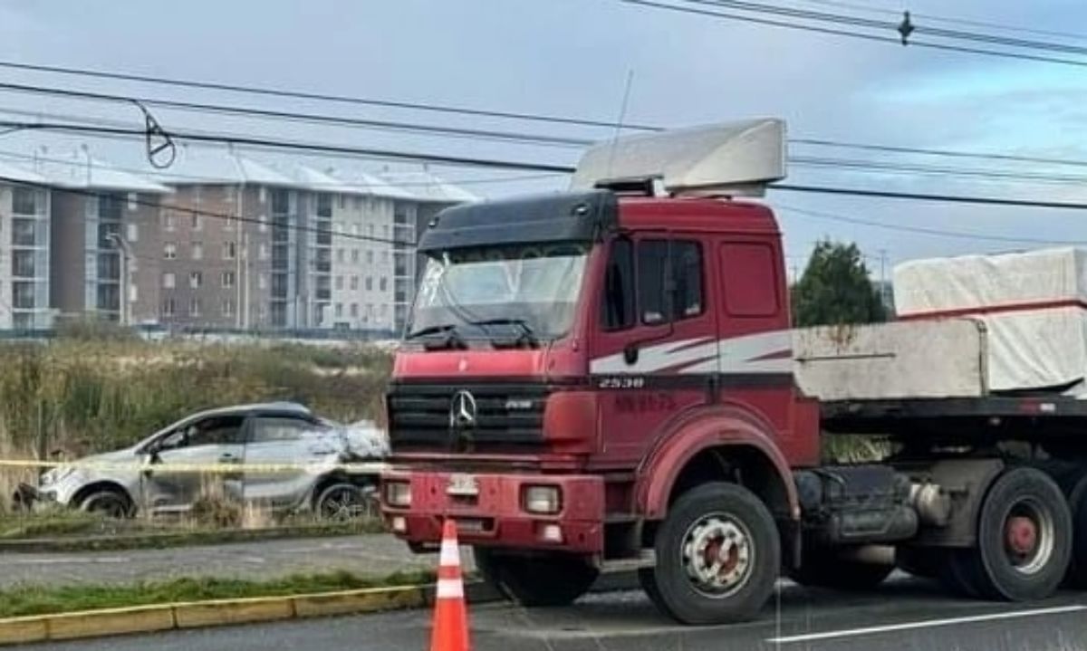 Gendarme falleció en accidente mientras iba al trabajo en Puerto Montt 