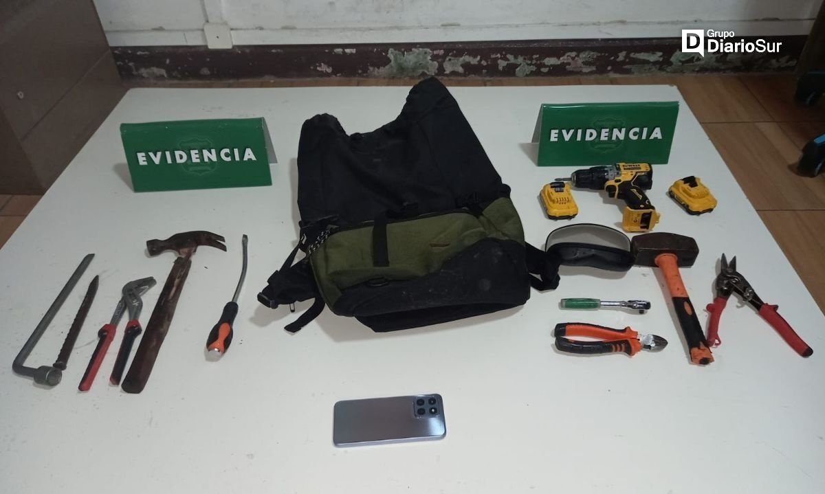 Carabineros detiene a banda delictual especializada en robo a locales comerciales